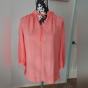 Worthington blouse Coral size M